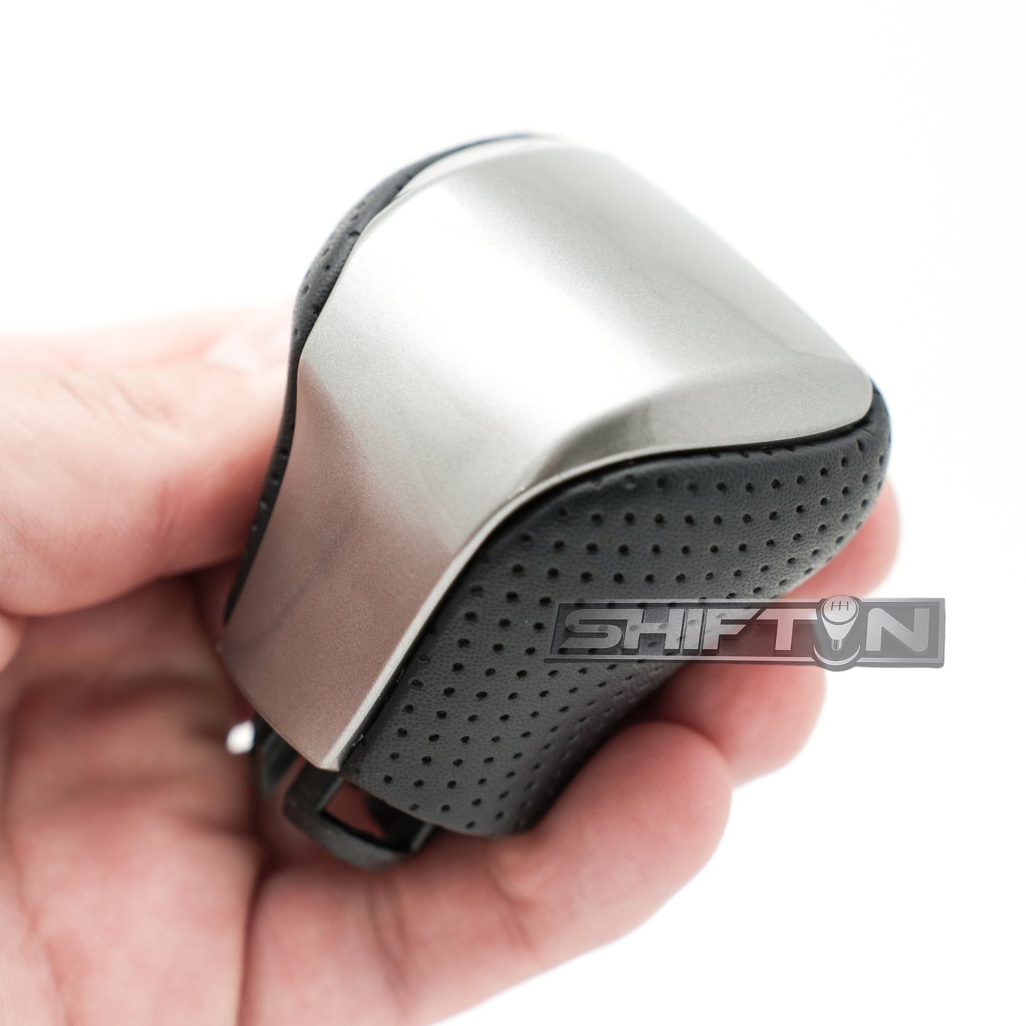 SHIFTIN Leather & Carbon Fiber Gear Shift Knob for Lexus LS460 F - Sport LS - 460 - L LS600 LS - 600h - L and Lexus LX570 LX 570 - M234p