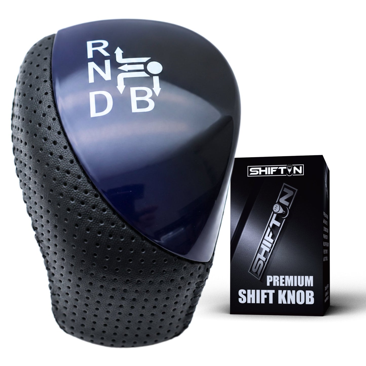 SHIFTIN Premium Replacement Gear Shift Knob Shifter for Toyota Prius Auris Prius Plug-in Hybrid - PrBU-