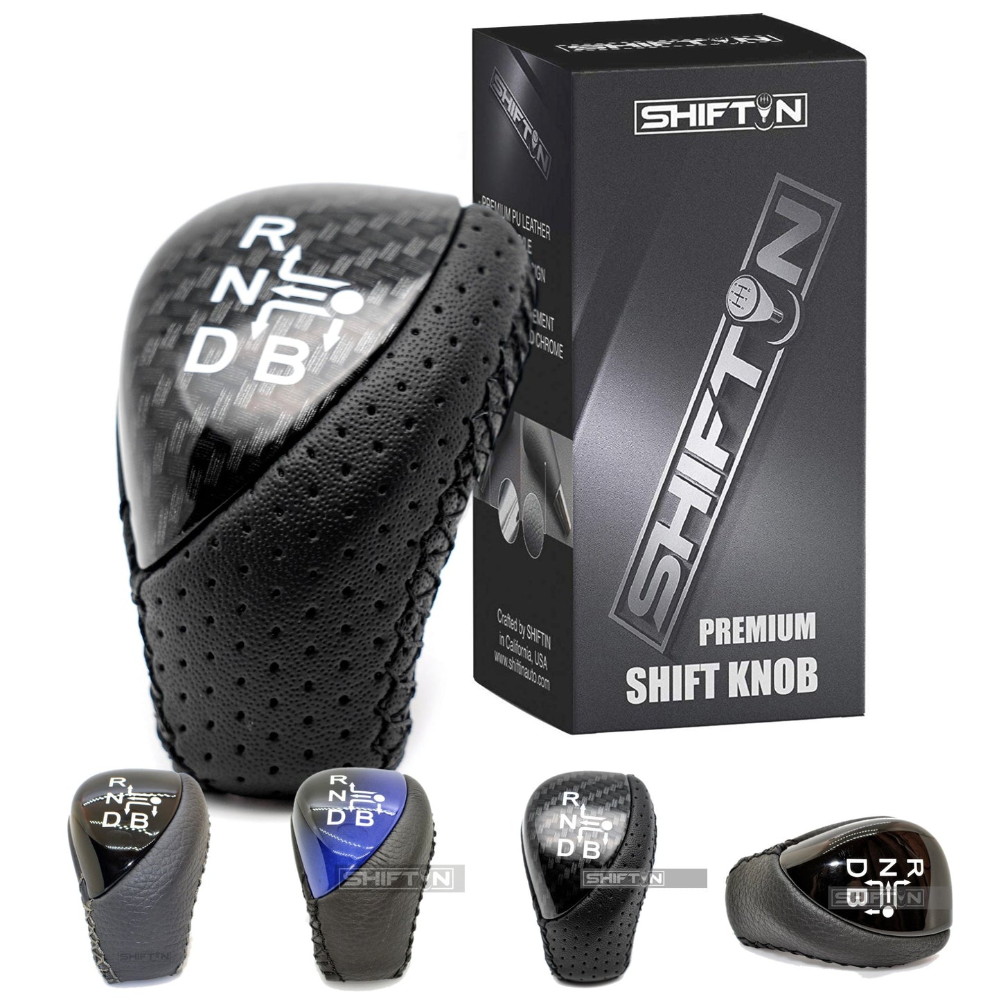 SHIFTIN Premium Replacement Gear Shift Knob Shifter for Toyota Prius Auris Prius Plug-in Hybrid - Image 1