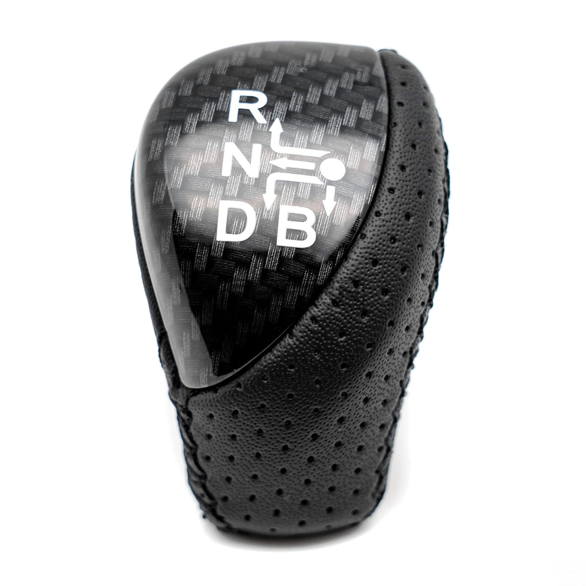 SHIFTIN Premium Replacement Gear Shift Knob Shifter for Toyota Prius Auris Prius Plug-in Hybrid - Carbon Fiber