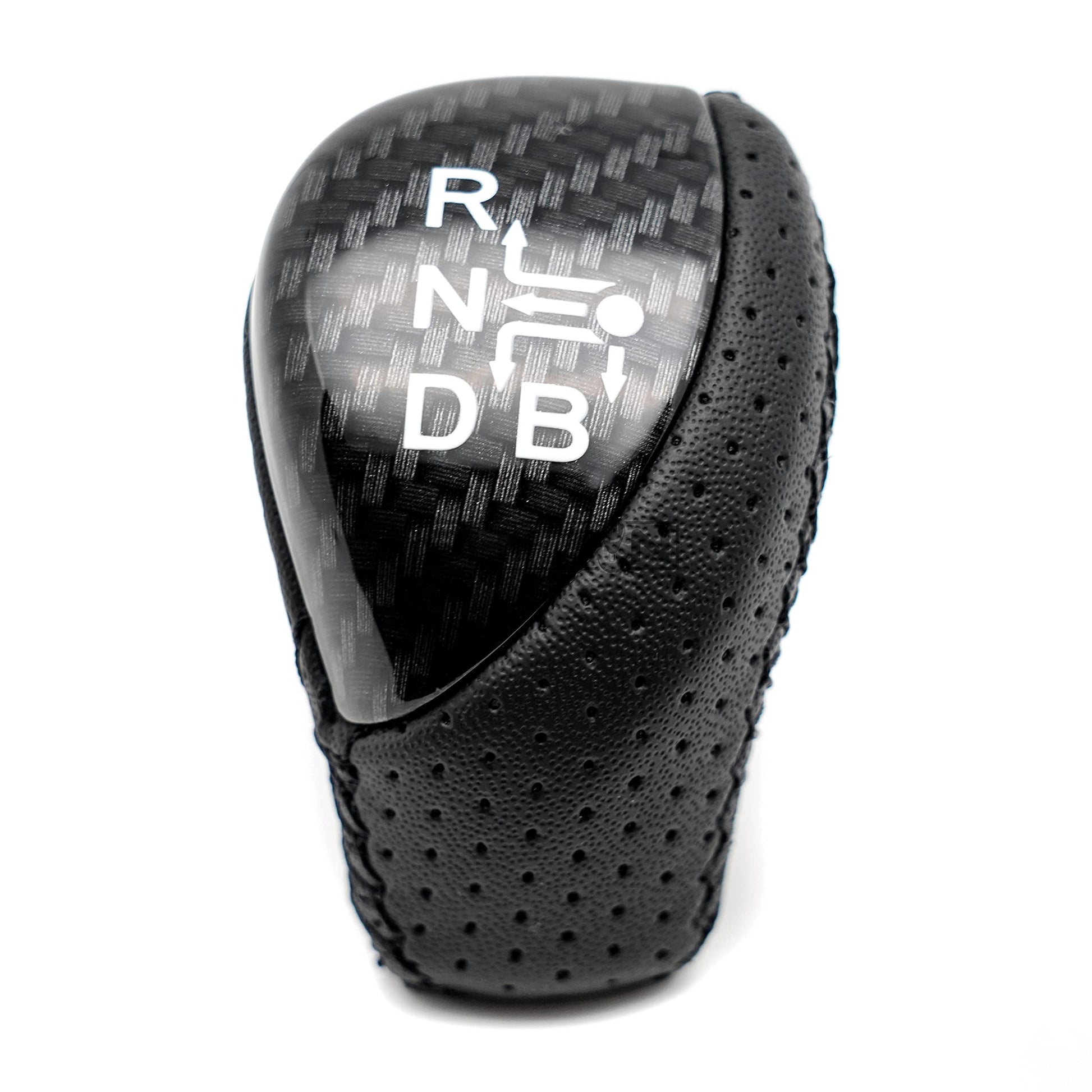 SHIFTIN Premium Replacement Gear Shift Knob Shifter for Toyota Prius Auris Prius Plug-in Hybrid - Carbon Fiber