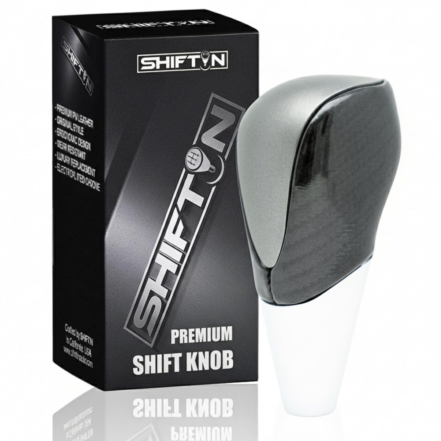 SHIFTIN Universal Sport Gear Shift Knob Shifter for Cars with M8 M10 M12 Threads | Fits Subaru Acura Nissan Infiniti Mazda Scion Toyota Lexus - B234