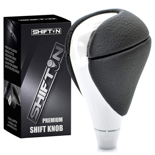 SHIFTIN-Gear-Shift-Knob-Stick-Shifter-for-Lexus-LS-460-ES-350-GS350-IS-250-RX350-2006-2015-Black-Leather-Chrome