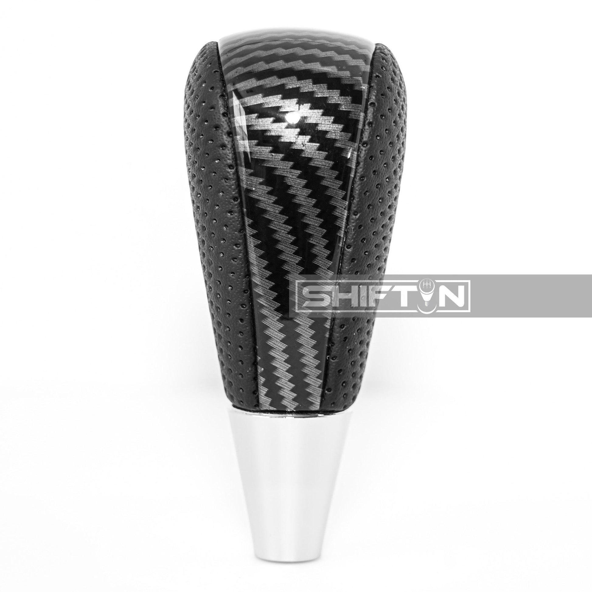 SHIFTIN-Gear-Shift-Knob-for-Toyota-Avalon-Yaris-4Runner-Sienna-Camry-Solara-Rav4-Matrix-Corolla-Venza-for-Lexus-ES-GS-IS-LS-LX-RX-SC-Scion-tC-xB-xD-iQ-Black-Leather-Carbon-Fiber