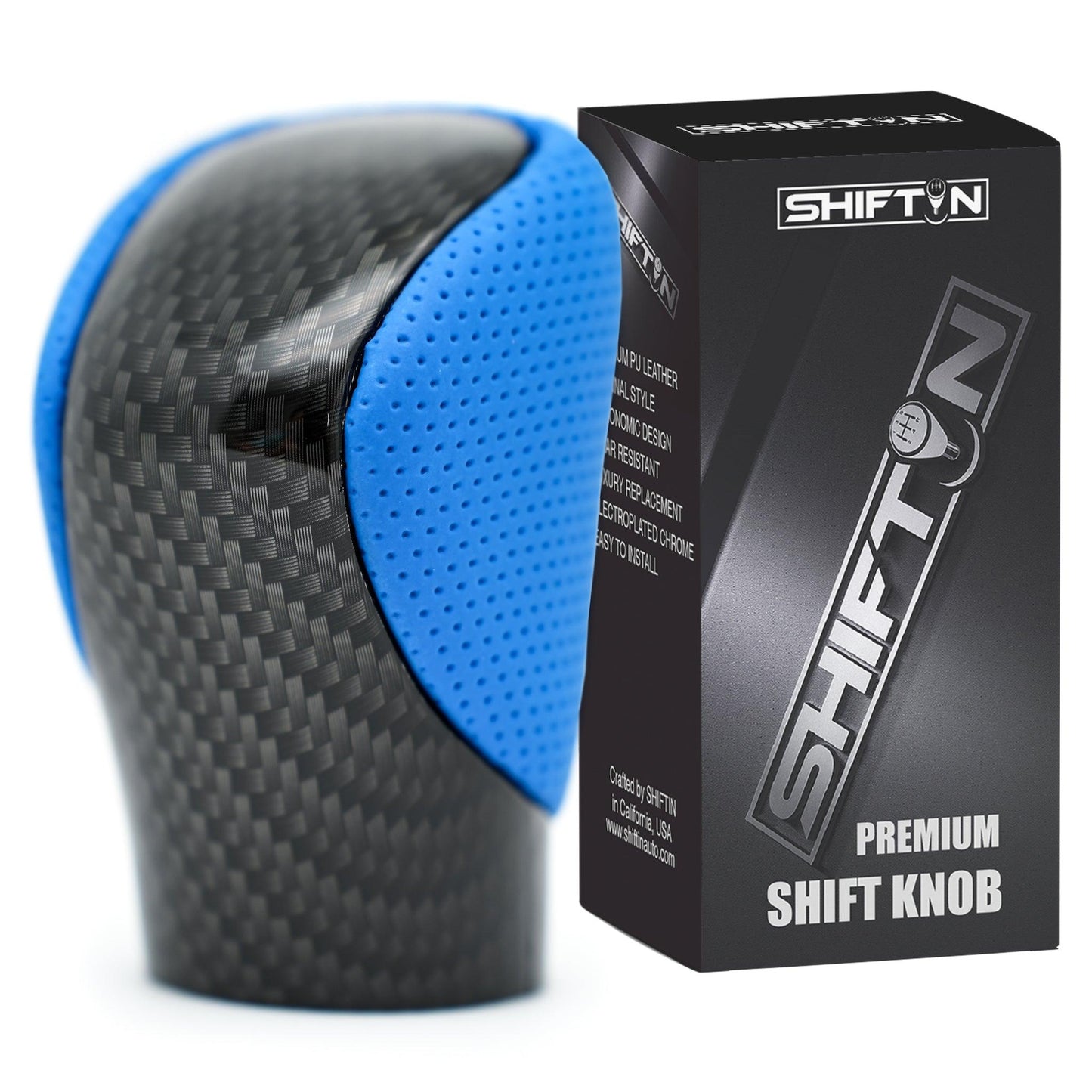 SHIFTIN-Gear-Shift-Knob-for-LEXUS-ES350-GS350-IS350-NX300-RC350-RX350-GX460-Blue-Leather-Carbon-Fiberlolk