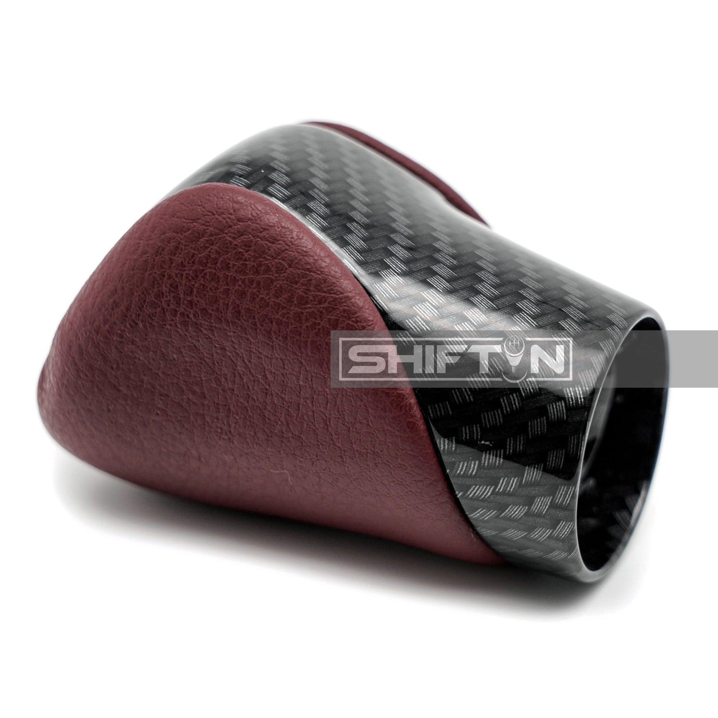 SHIFTIN-Gear-Shift-Knob-for-LEXUS-ES-GS-IS-NX-RC-RX-GX-Rioja-Red-Rose-Nuluxe-Leather-Carbon-Fiber