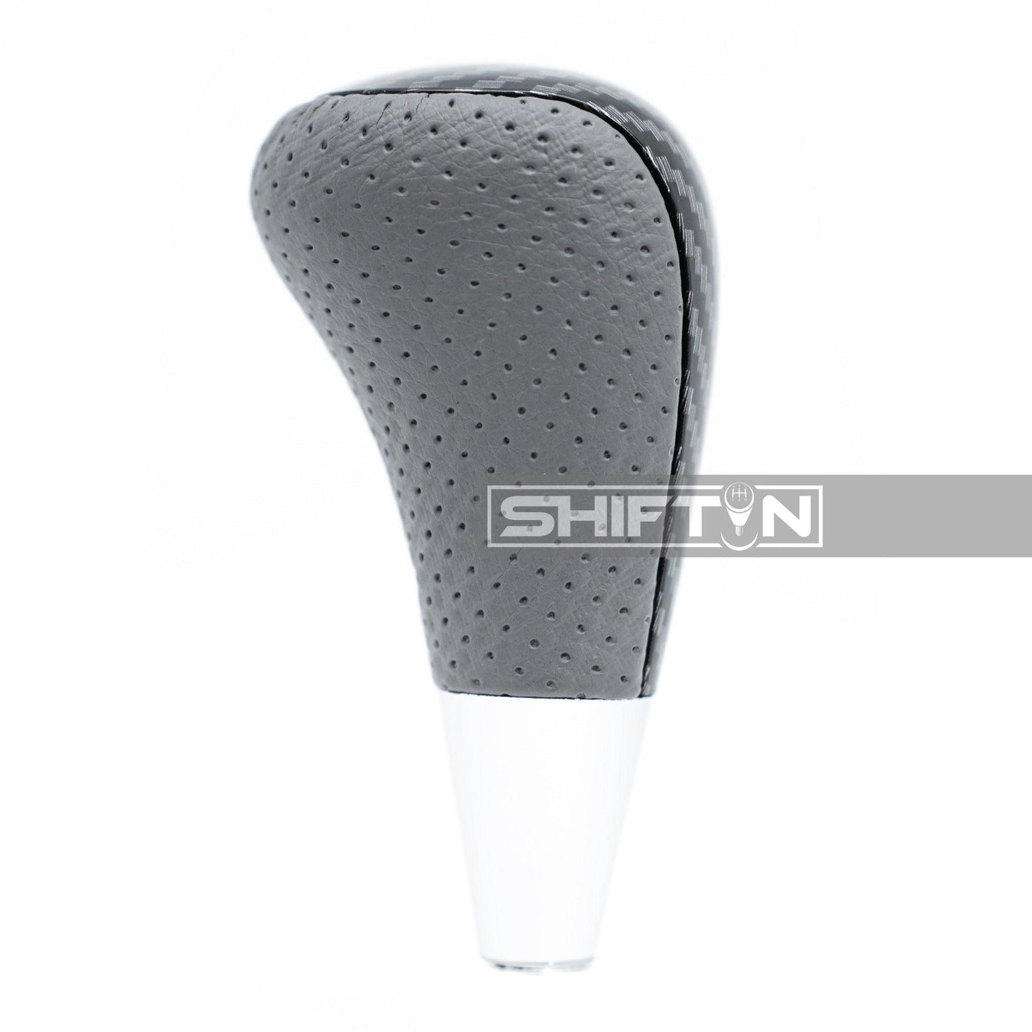 SHIFTIN-Gear-Shift-Knob-for-Toyota-Highlander-Tacoma-Sienna-Camry-Rav4-Corolla-Venza-and-Lexus-ES330-GS450h-LS600h-LX470-RX450h-SC400-Scion-iQ_xB-Gray-Leather-Carbon-Fiber