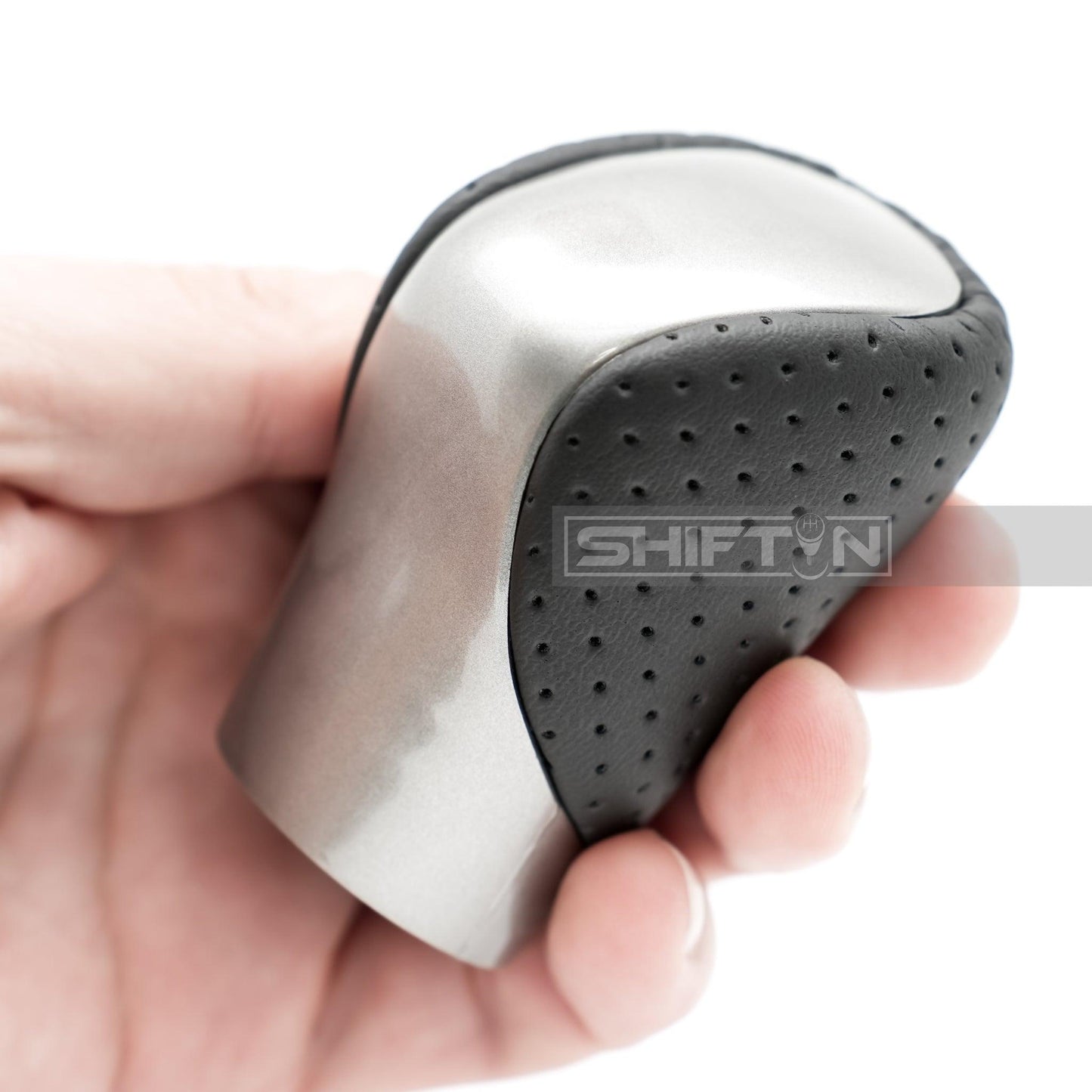 SHIFTIN-Gear-Shift-Knob-for-LEXUS-ES300h-GS300-IS300-NX300h-RC300-RX450-GX460-Black-Leather-Gray-Silver