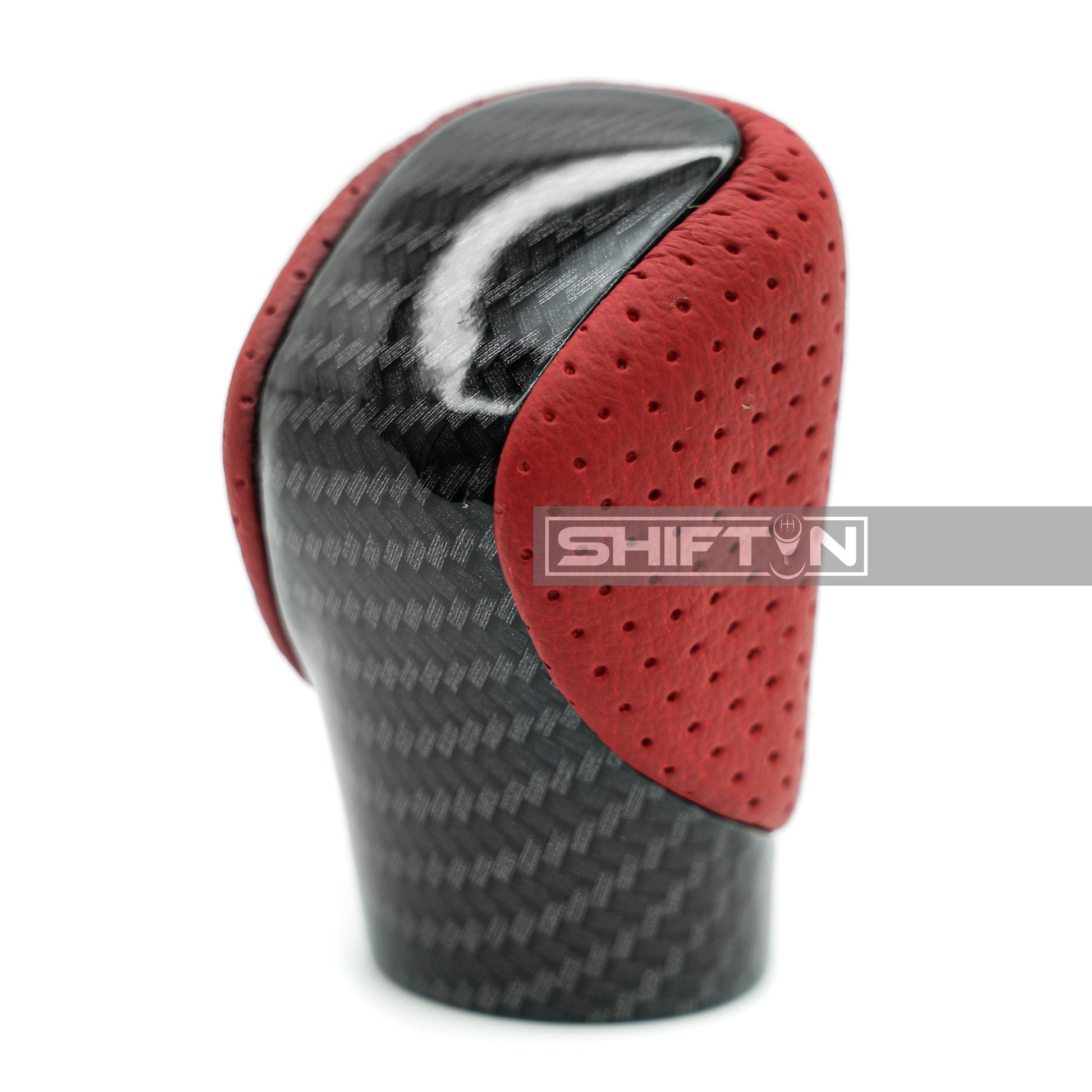 SHIFTIN-Gear-Shift-Knob-for-Lexus-ES-RX-GS-GX-IS-RC-Circuit-Red-Carbon-Fiber