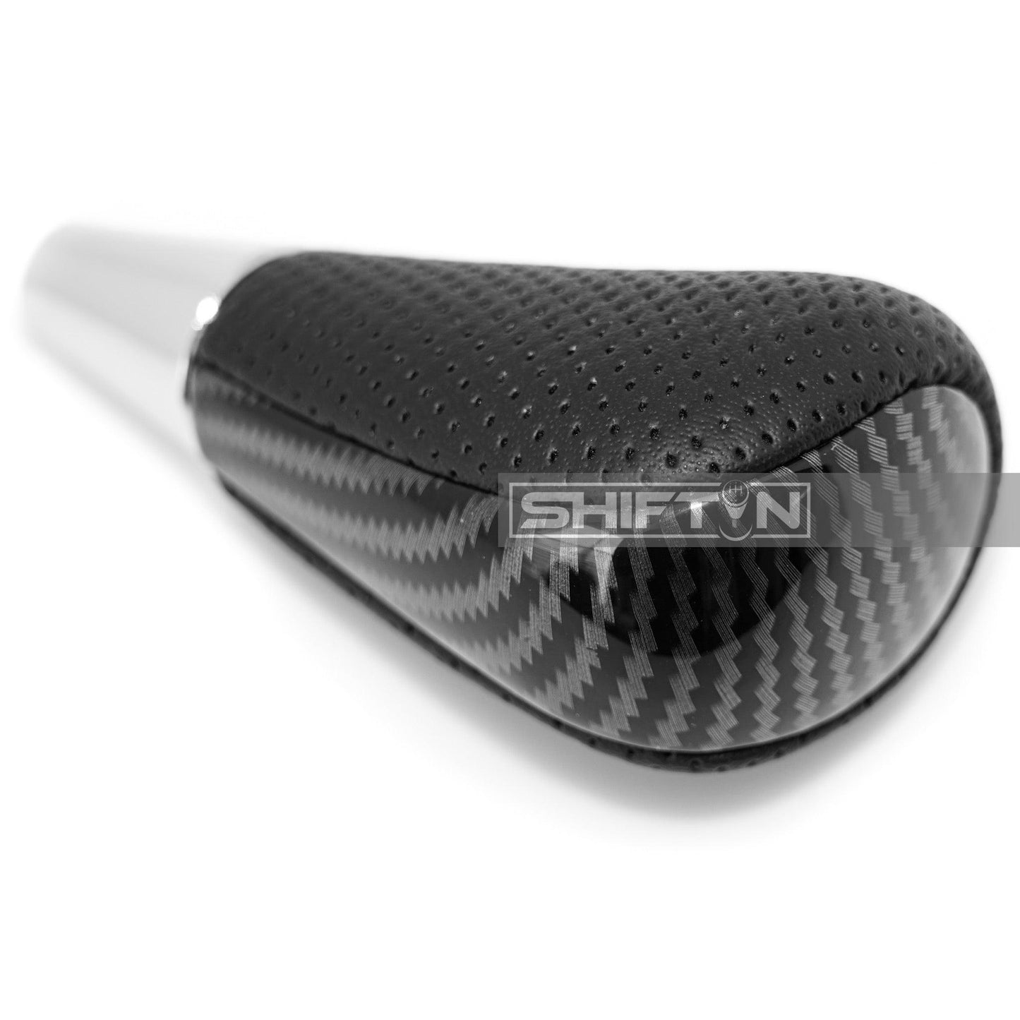 SHIFTIN-Gear-Shift-Knob-for-Toyota-Avalon-Yaris-4Runner-Sienna-Camry-Solara-Rav4-Matrix-Corolla-Venza-for-Lexus-ES-GS-IS-LS-LX-RX-SC-Scion-tC-xB-xD-iQ-Black-Leather-Carbon-Fiber