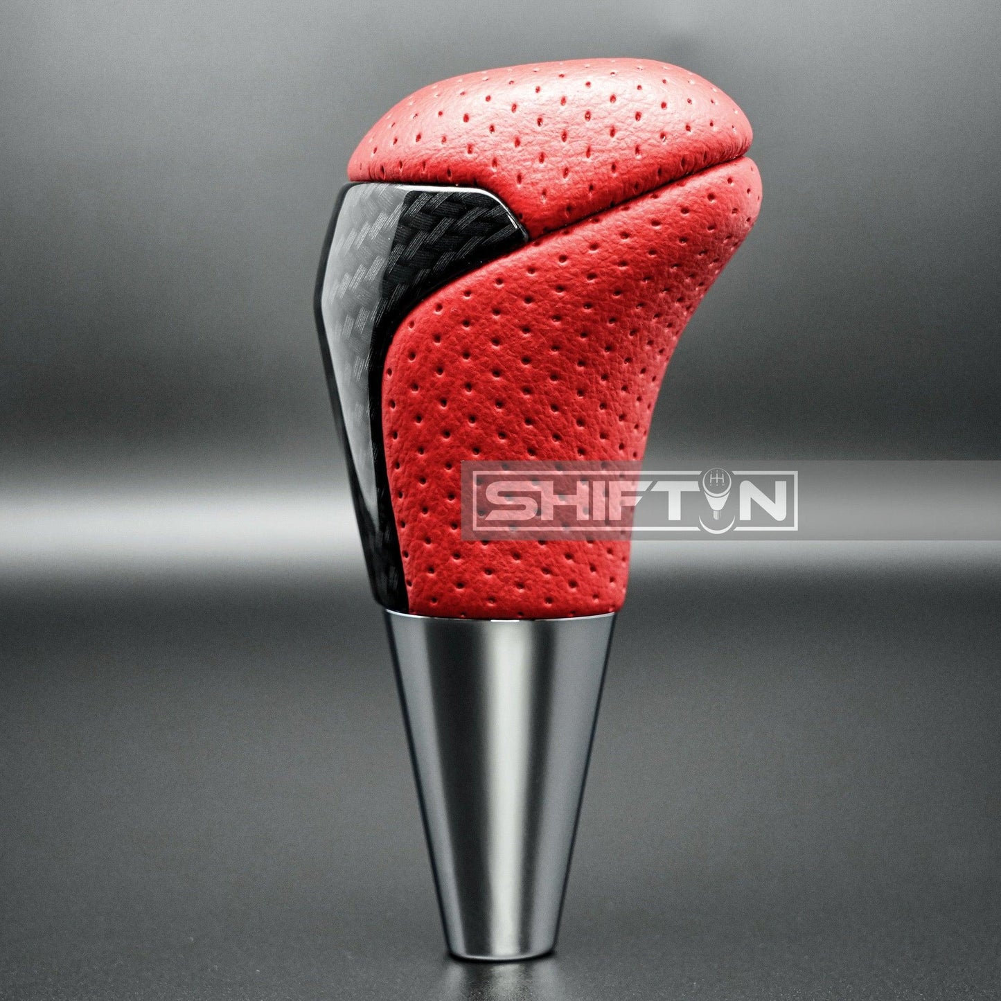 SHIFTIN-Car-Gear-Shift-Knob-Gearbox-Shifter-Head-for-Toyota-Land-Cruiser-FJ-4Runner-Sequoia-Tundra-Tacoma-Highlander-Fortuner-Hilux-Rav4-Prius-C-Lexus-LX-SUVs-Red-Leather-Carbon