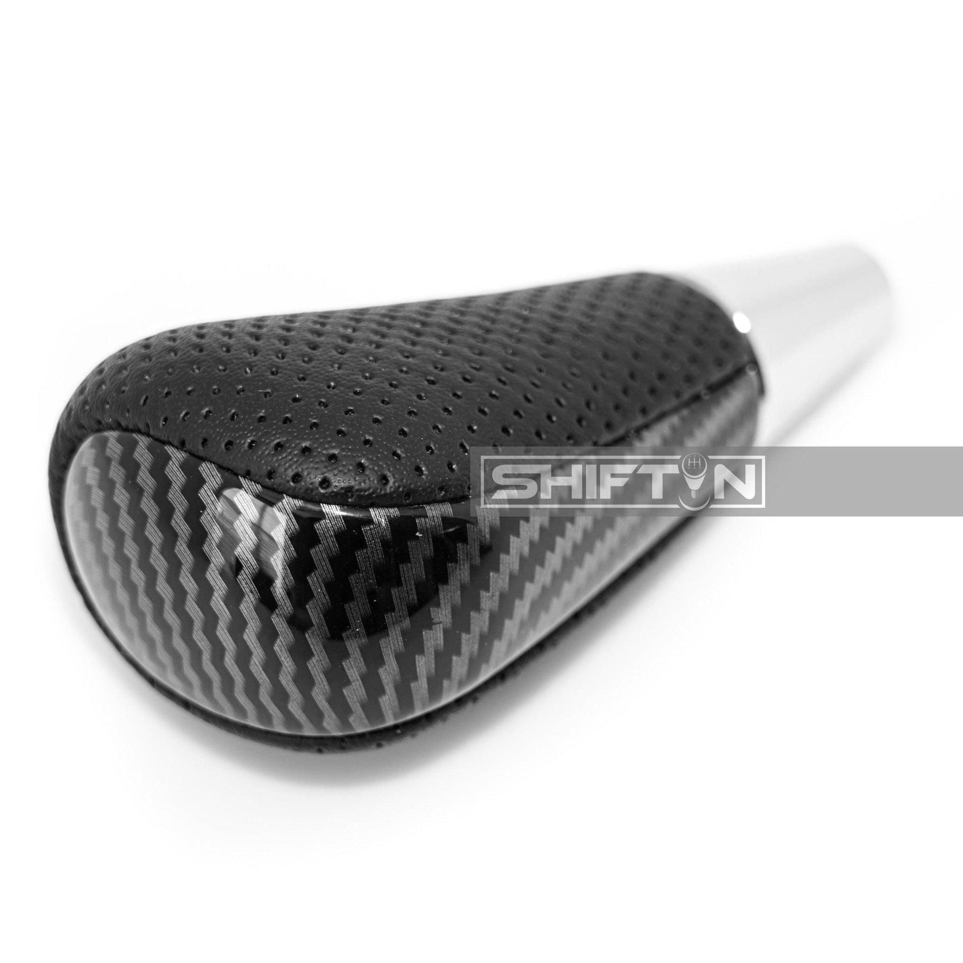 SHIFTIN-Gear-Shift-Knob-for-Toyota-Avalon-Yaris-4Runner-Sienna-Camry-Solara-Rav4-Matrix-Corolla-Venza-for-Lexus-ES-GS-IS-LS-LX-RX-SC-Scion-tC-xB-xD-iQ-Black-Leather-Carbon-Fiber