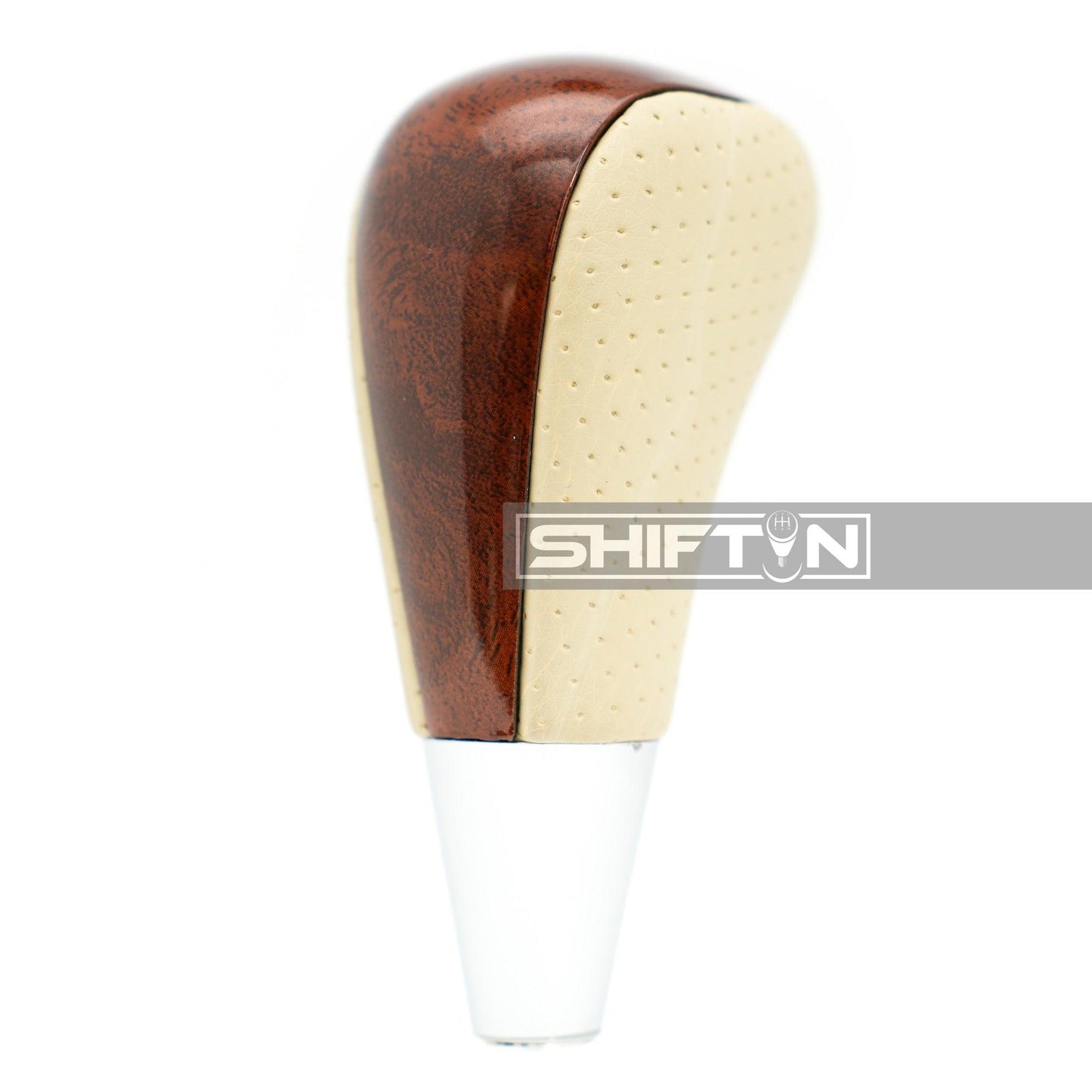 SHIFTIN-Gear-Shift-Knob-for-Toyota-Avalon-Yaris-4Runner-Sienna-Camry-Solara-Rav4-Matrix-Corolla-Venza-for-Lexus-ES-GS-IS-LS-LX-RX-SC-Scion-tC-xB-xD-iQ-Punched-Tan-Beige-Leather