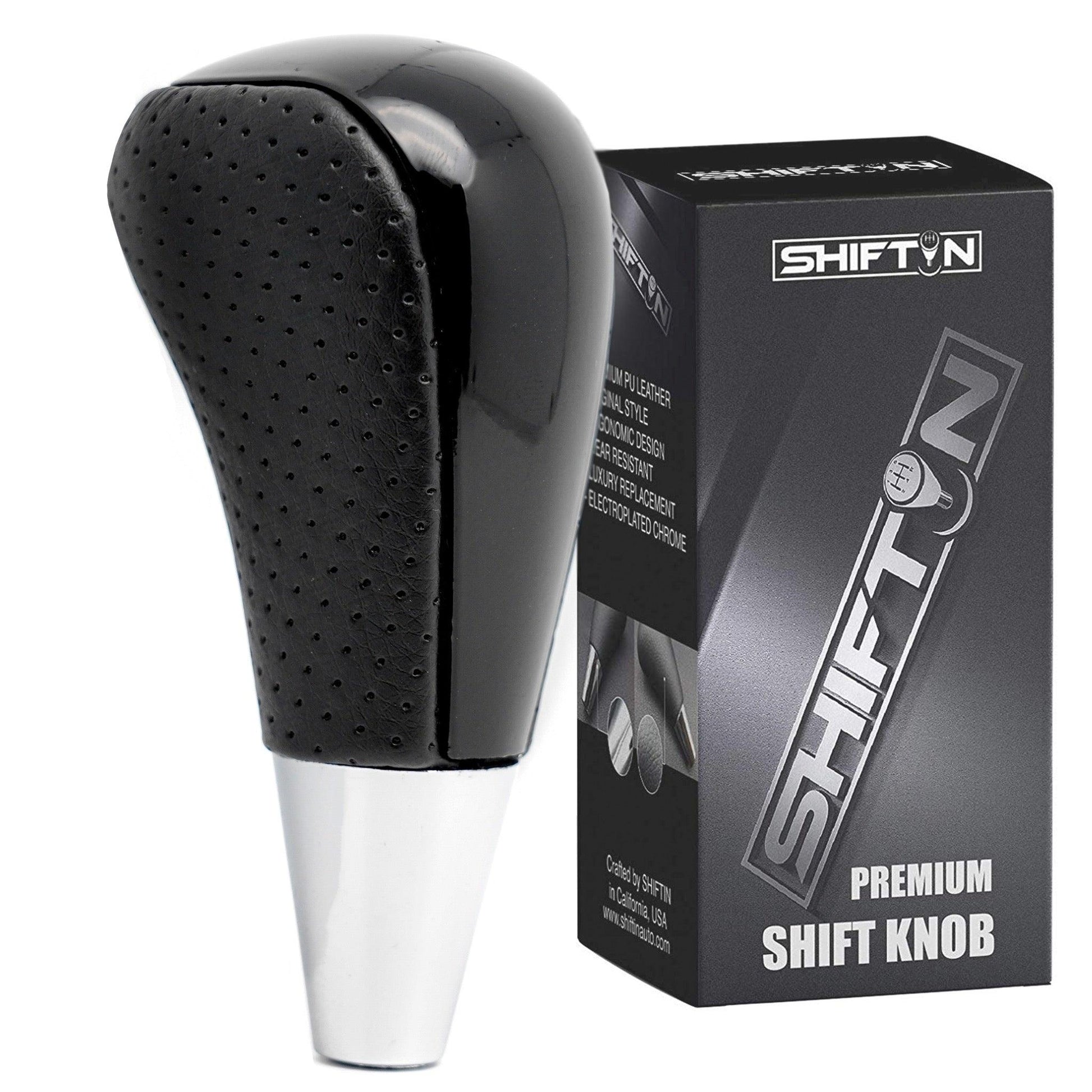 SHIFTIN-Gear-Shift-Knob-for-Toyota-Highlander-Tacoma-Sienna-Camry-Rav4-Corolla-Venza-and-Lexus-ES330-GS450h-LS600h-LX470-RX450h-SC400-Scion-iQ_xB-Punched-Black