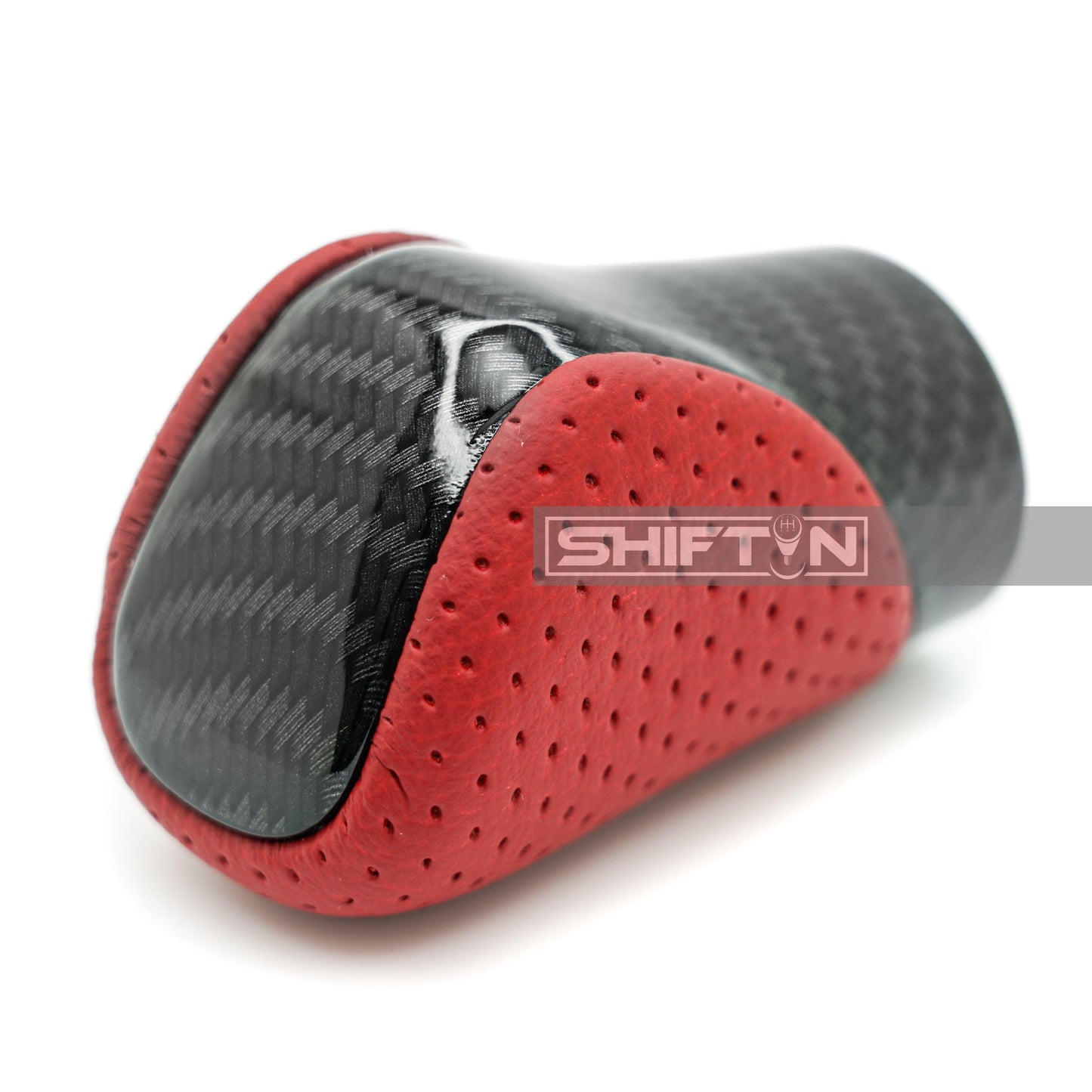 SHIFTIN-Gear-Shift-Knob-for-Lexus-ES-RX-GS-GX-IS-RC-Circuit-Red-Carbon-Fiber