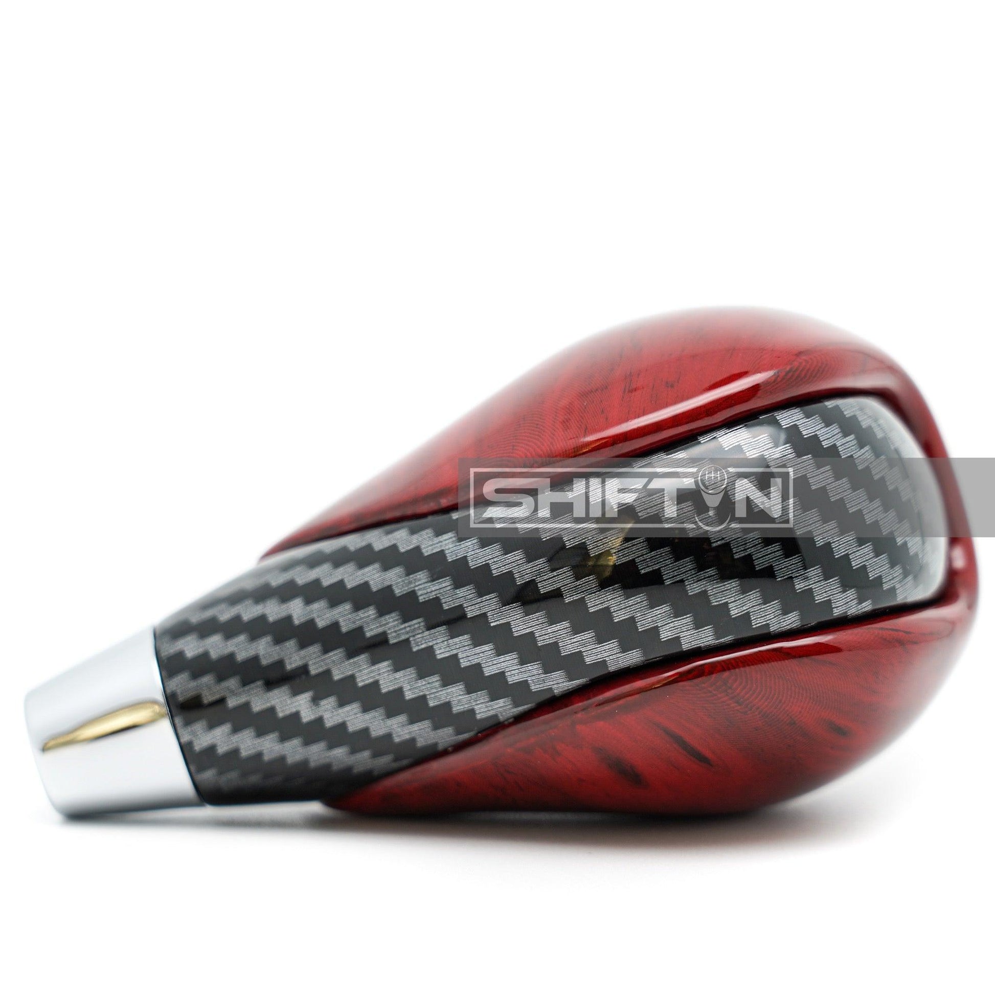 SHIFTIN-Gear-Shift-Knob-Stick-Shifter-for-Lexus-LS-460-ES-350-GS350-IS-250-RX350-2006-2015-Red-Walnut-Carbon-Fiber