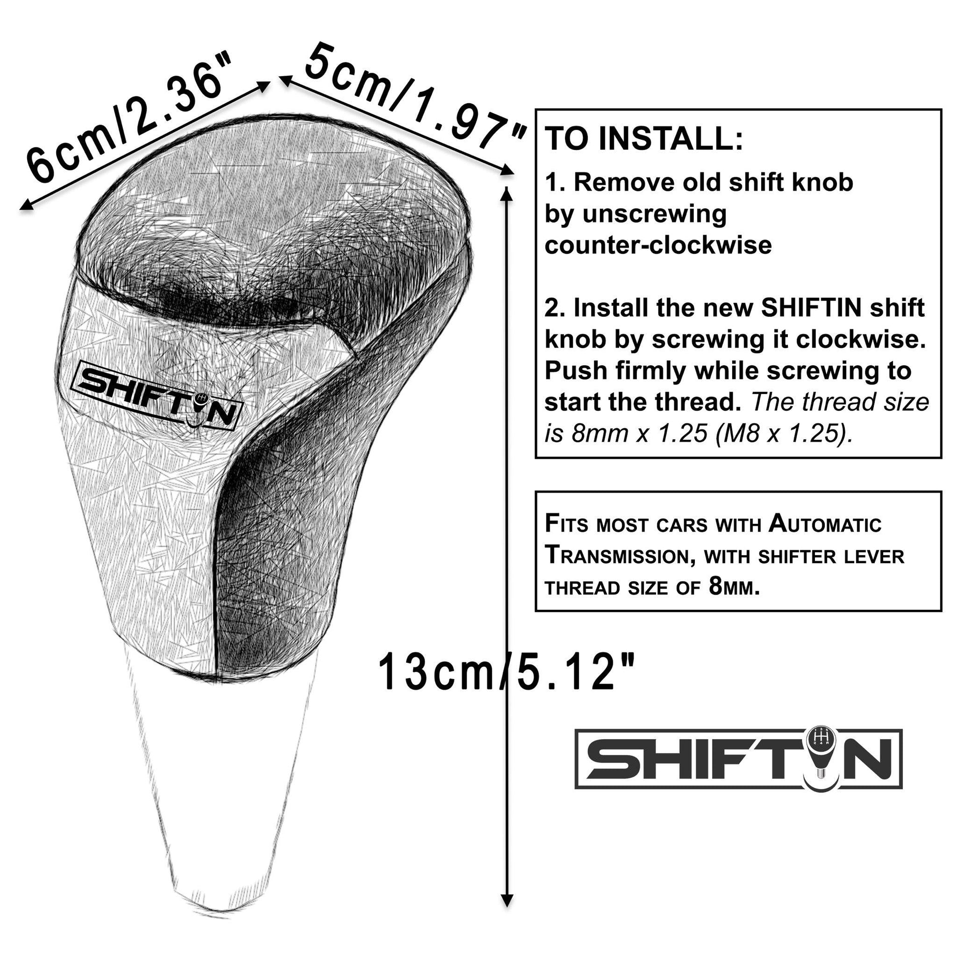 SHIFTIN-Car-Gear-Shift-Knob-Gearbox-Shifter-Head-for-Toyota-Land-Cruiser-FJ-4Runner-Sequoia-Tundra-Tacoma-Highlander-Fortuner-Hilux-Rav4-Prius-C-Lexus-LX-SUVs-Blue-Leather-Carbon