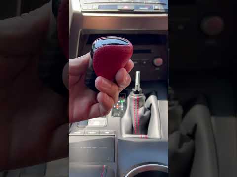 SHIFTIN-Gear-Shift-Knob-for-LEXUS-ES-GS-IS-NX-RC-RX-GX-Burgundy-Leather-Piano-Black